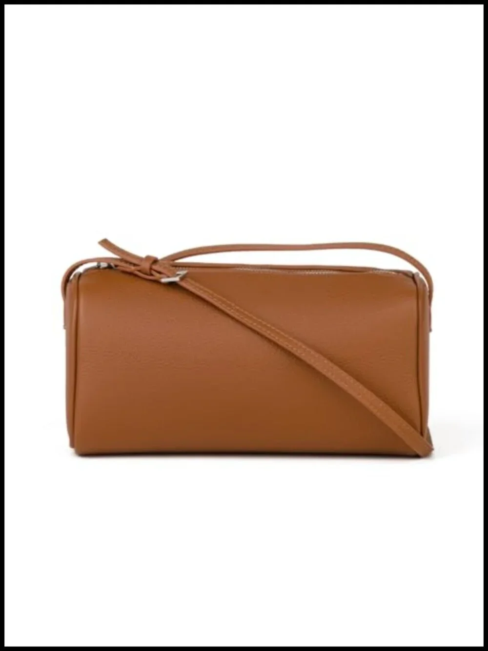 Premium Full-Grained Leather Hobo Crossbody Bag with Adjustable Strap